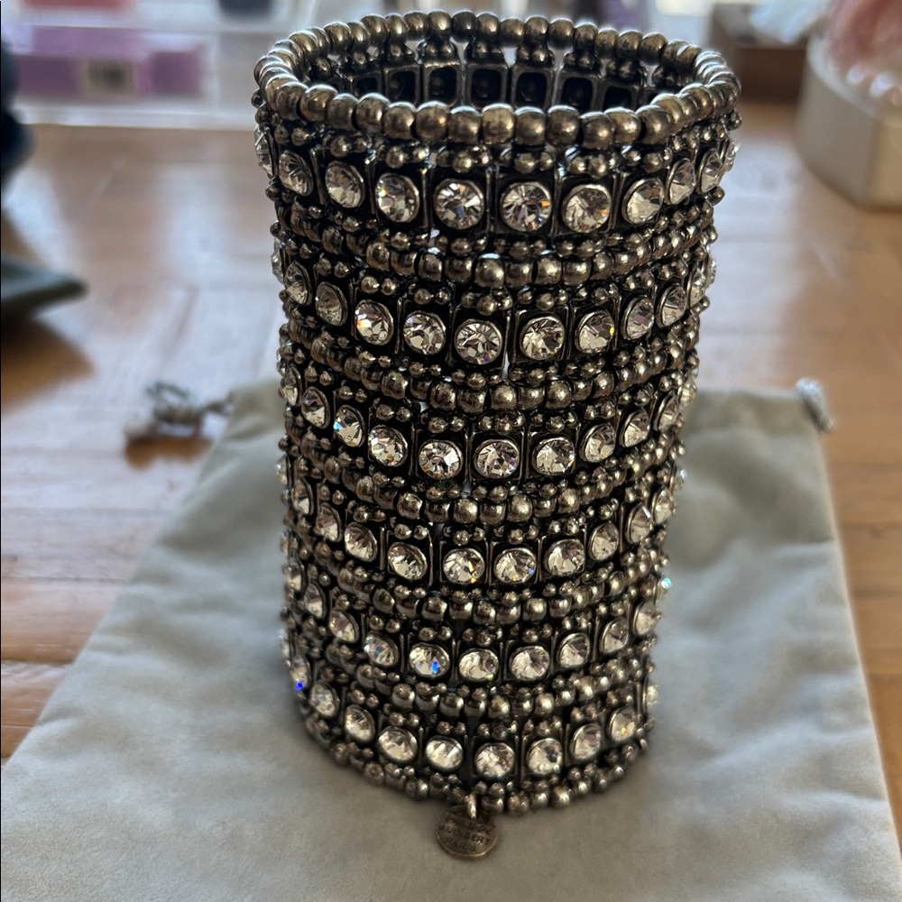 Philippe Audibert Paris Silver Beaded bracelet really cute - Picture 5 of 8